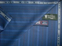 DORMEUIL WOOL & SILK JACKETING, SUITING FABRIC “Dorsilk” MADE IN ENGLAND = 2.0 m