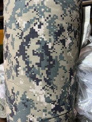 Green Digital Camo NYCO RIPSTOP CAMOUFLAGE FABRIC MILITARY BDU 65″