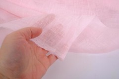 Fabric 100% linen – light – semi sheer Flax – voile gauze