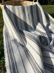 Heavy Weight Softened Linen Cotton Fabric By The Yard 200g/m2 – Upholstery
