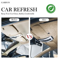 Beige Suede Headliner Fabric for Car Roof 96″x60″, 1/8″ Foam Backed Suede Mat…