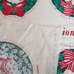 Vintage Manes 12 Days of Christmas Ornament Cut & Sew Panel Cotton 1 Yd Uncut