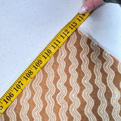 red rooster fabrics quilting cotton brown chevron baskets blooms 40×113 3 yards