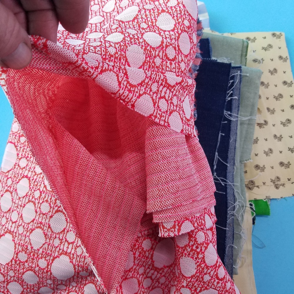 Fabric Remnant Lot Repro TRUE Vintage Scrap Grab Bag All Types Quilt Craft 5 Lb