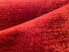 PIERRE FREY Paris Palladio Cerise HAND WOVEN Fabric w/Knit Back $425 Retail BTY