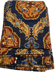 Vintage Print men with horses hunter Pattern Great Quality Fabric Valance 14 Yd