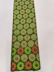 Green Gold Multicolor Swiss Voile Lace- Gold Floral Lace- Sold by 5 Yards..