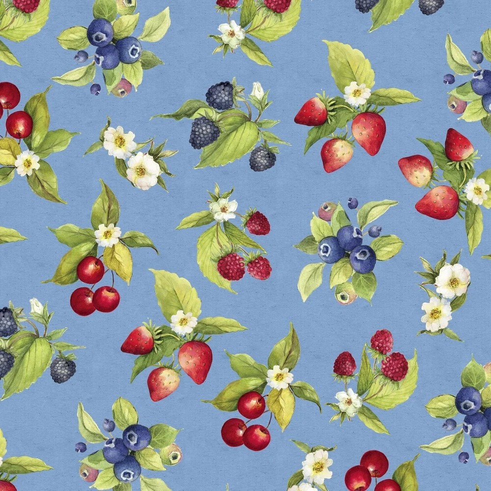 LUMIN – White Owl Textiles – Patchwork Picnic by Susan Winget – Fruit Toss –