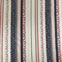 Wool Fabric 37″W 65″L 1.5+ Yd Lightweight Handwoven Dyed Stripes Geometric