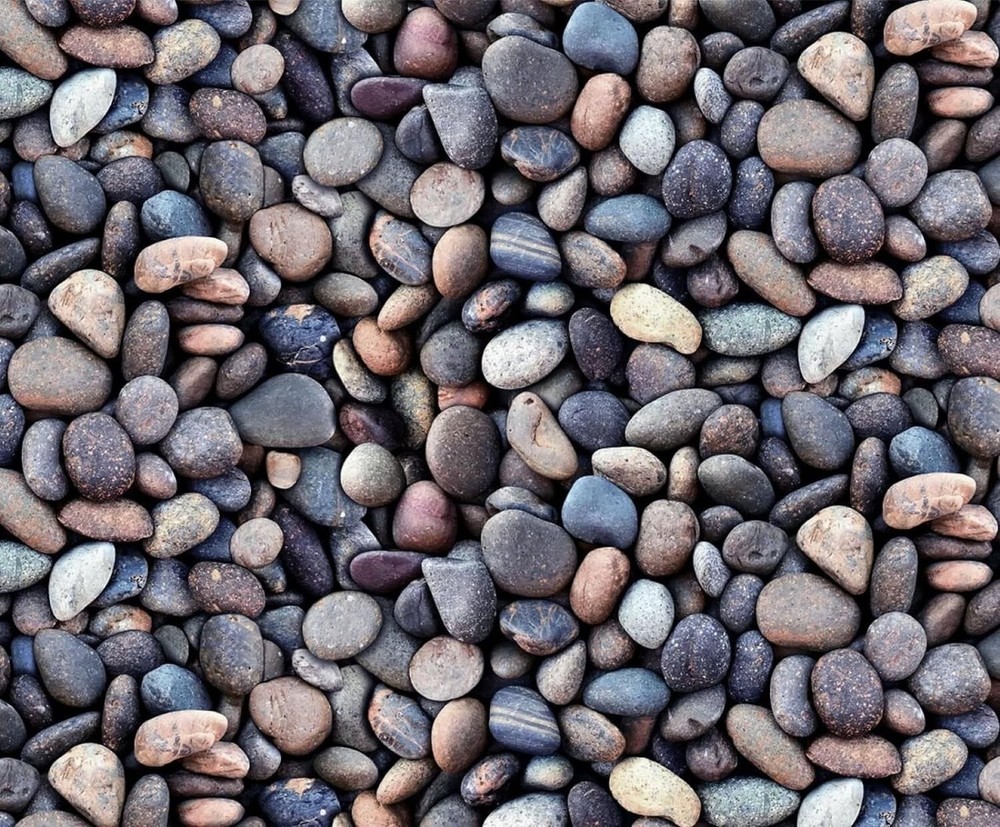 Elizabeth’s Studio Landscape Medley Blue Stones 100% Cotton Fabric by the yard