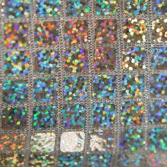Iridescence Shining Reflective Magic Rainbow Fabric Clothing Craft 17.7*37.4in