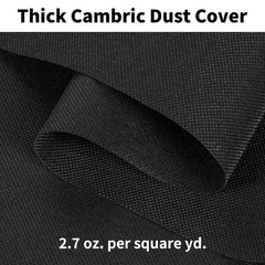 Cambric Dust Cover Fabric Black 3 Yards x 63 Inches, Upholstery Dust Cover Fa…