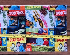 Star Trek Paperback Book Magazine Cover Camelot Cotton Quilt Fabric 3 Pieces