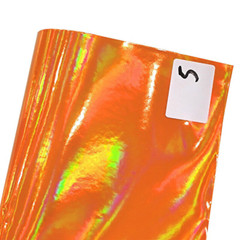 0.8mm Faux Leather PU PVC Fabric Craft Shiny Laser DIY for Bag Cloth 1 Yard