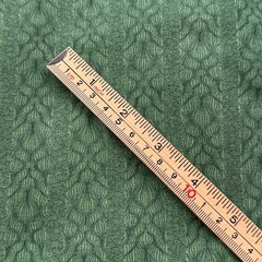 Vintage Green Striped Cotton Fabric, Ivy Geometric Pattern – 2.75yd, 44″