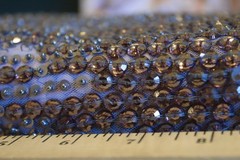 One Yard Cut Of Couture Beaded Fabric