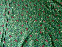 DEBBIE MUMMS THE WORD FABRIC SPORTS TEAMS GREEN 44″ X 2 YARDS PLUS