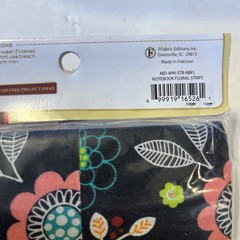 Fabric Editions Notebook Floral Fabric Strips 14 Pc 2.5” x 42” Cotton Quilting