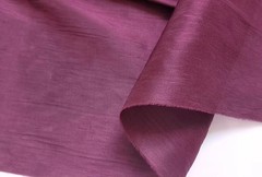 Burgundy Silk Flax Material 54” Wide By Yard Slubby Silk Linen Fabric Natural