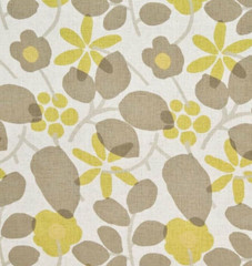 P Kaufmann BURLINGTON Floral MINK Home Decor Linen Drapery Pillow Fabric BTY