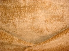 1-3/4Y Groundworks GWF-3766 Rebus Glint Deepest Brass Velvet Upholstery Fabric
