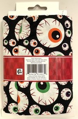 David Textiles SEASONAL FABRIC. “EYEBALLS” Halloween. 1-Yard Precuts. 36×44 In.