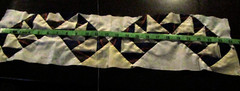 Vintage 24 in. x 6 in. multi-color quilt piece – 50-60 years old!