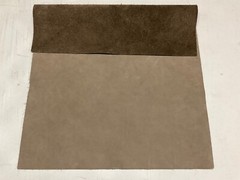 Italian Nubuck suede panels for 3 Top Quality Large 18″x 24″ Cognac