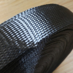 Carbon Fiber Braided Rope Tube Hollow Conductive Belt Sleeve Tube , 2mm-40mm Dia