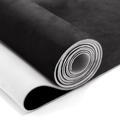 Suede Auto Headliner Fabric 120″ L × 60″ W with Foam Backing – Black Interior…