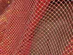 Neon Pink Crystal rhinestone 4way stretch mesh fabric 48” width sold by the yard