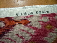 iLiv Linen Blend Fabric 3 Metres Mandu Cerise Curtain Upholstery Cushion