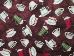 COFFEE CUPS DRINKS SPECIALTY CAFE WHIPPED CREAM COTTON FABRIC BTHY