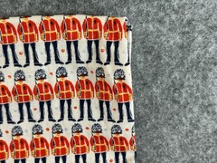 British Royal Guards Fur Caps Fabric Remnant Emma & Mila 33″ x 42″ Preowned