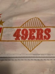1992 49ers Football Fabric Decorator Length 90 Inches By 4 Yards