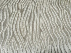Clarke & Clarke Modern Velvet Upholstery Fabric- Onda / Sand 0.90 yds F0749/11