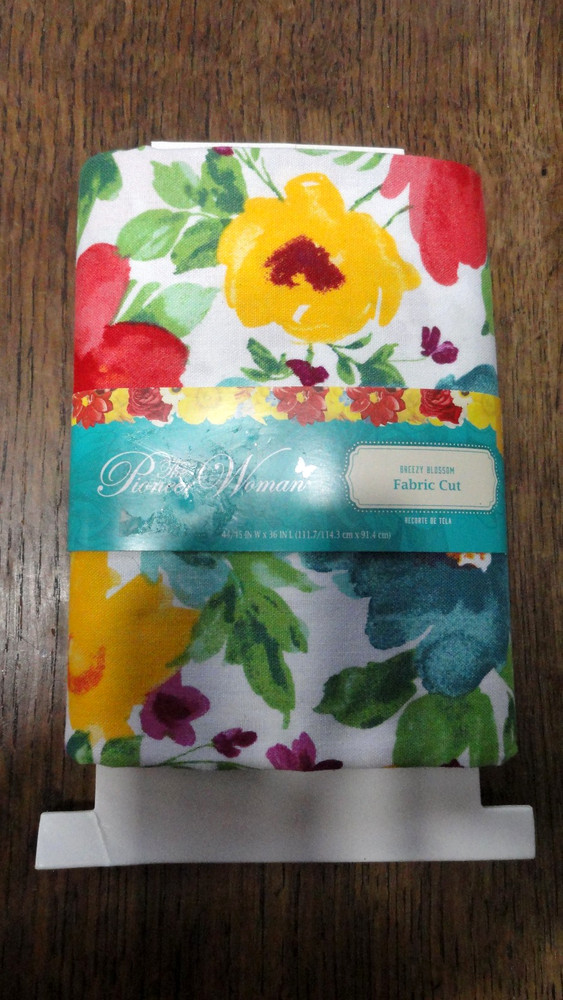 Pioneer Woman Breezy Blossom Fabric 100% Cotton 1 Yard x 44″ Floral Springtime