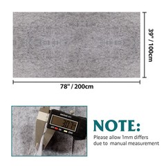 Mid-Gray Universal Automotive Carpet High Quality 79″ x 39″ Car/Truck Carpet