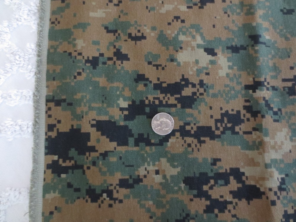 5173. Marpat Woodland DIGITAL CAMO Cotton or Cotton Blend FABRIC – 64″ x 4 yds