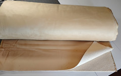 Tan Faux Suede on One Side, Faux Fur on the Other Side – Polyester – By the Yard