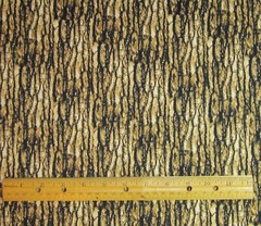 1 yard of ACORN BARK TEXTURE 100% Cotton Fabric BROWN & BLACK