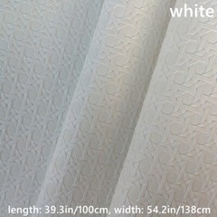 Weaving Pattern PVC Leather Pu Fabric Cloth for Sofa Seat Bags Material DIY