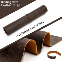 12″x24″ Genuine Leather Sheets Tooling Fabric Crafts Dark Brown 2mm Thick