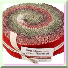 Cozy Christmas Flannel Fabric 40 Strips