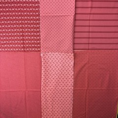 Reds/Pinks ~ 6 Cotton Fat Quarter Fabric Pieces~18″ x 22″~ Pepper Cory