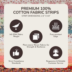 Tinyspool & Co.’s Twirlie Roll 40 Precut Quilting Fabric Strips for Quilting …
