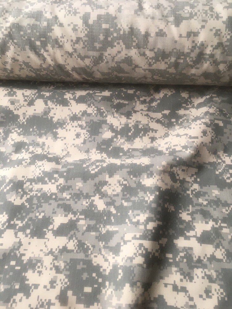 CAMOUFLAGE FABRIC ACU. Digital Camo – 50/50 Cotton/Nylon- 65” Wide 2.75 Yd Cut
