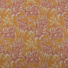 P KAUFMANN MEDINA MAGIC AMBER MIDDLE EASTERN HORSE KINGS FABRIC BY YARD 54″W