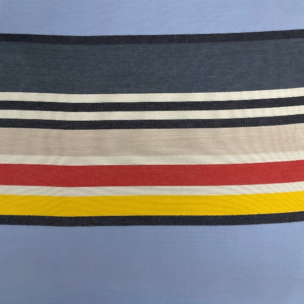 Sunbrella Pendleton Yosemite Park Stripe Sky Blue Outdoor Upholstery Fabric