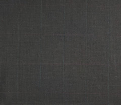 Vintage Wool Blend Plaid Fabric Gray Suiting Burlington Worsted Co 2 Yards